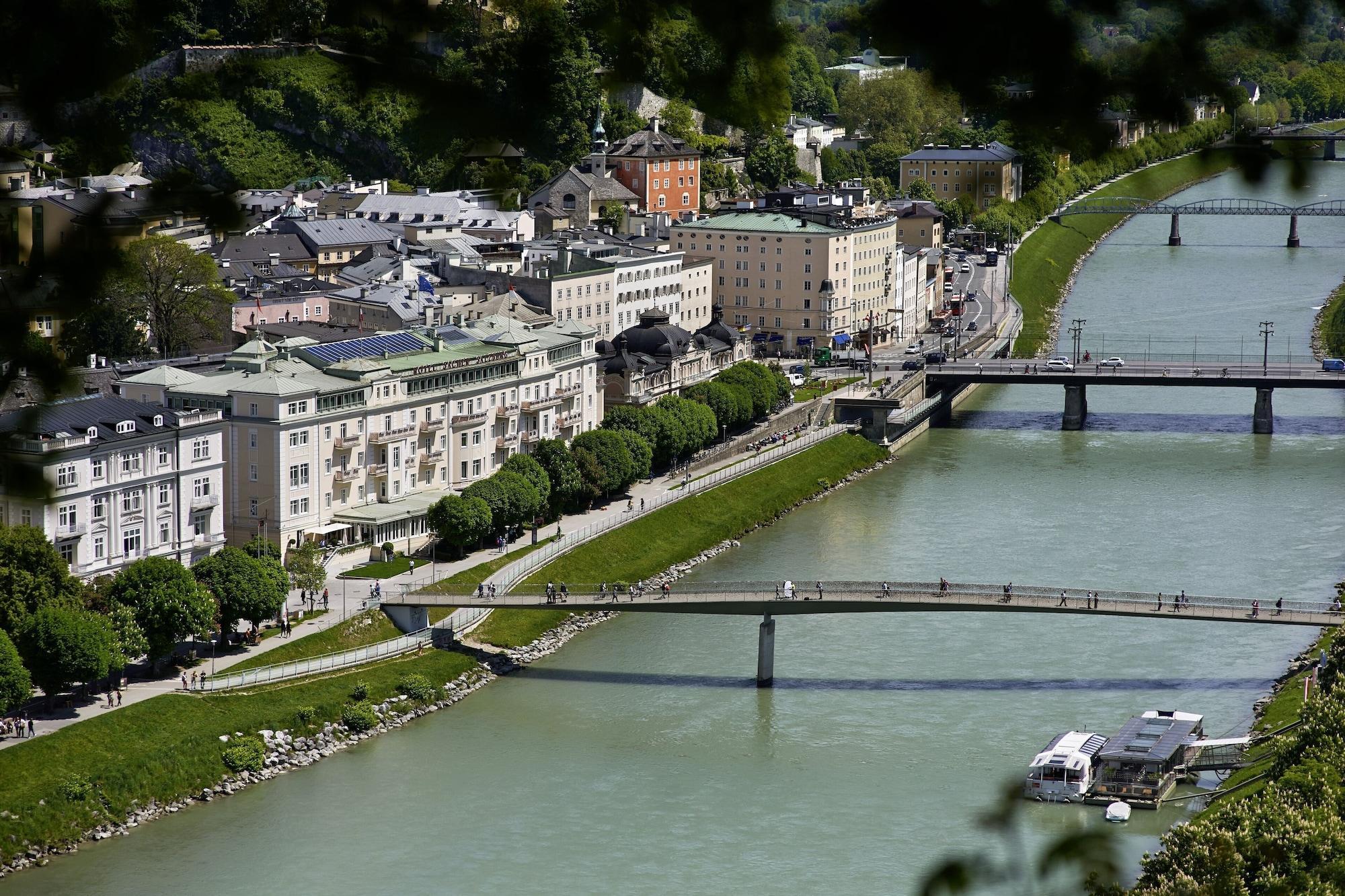 Hotel Sacher Salzburg Eksteriør bilde The Salzach in Salzburg