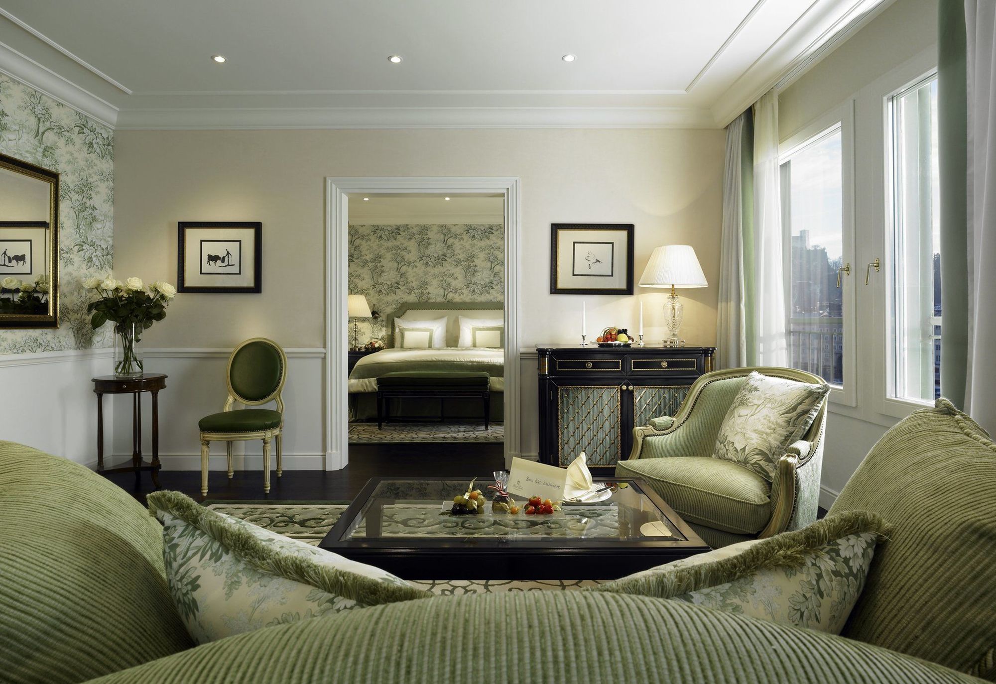 Hotel Sacher Salzburg Rom bilde A suite at The Peninsula